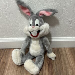 Vintage Bugs Bunny Plush Mighty Star Dated 1971 Warner Brothers Looney Tunes